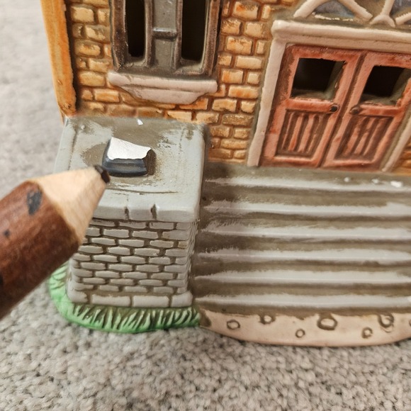 Vintage Lefton Colonial Village Police Station 06344 – 1987 Lighted Building – - Picture 16 of 16